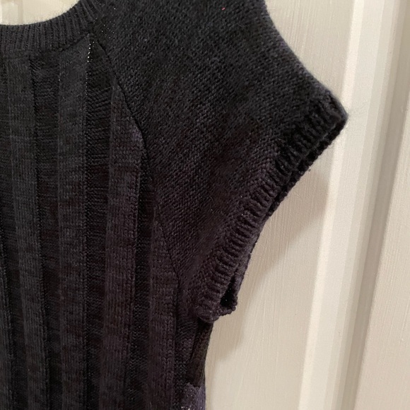 Style & Co. Sweater Dress, Black, Navy, Gray, Cap Sleeves, Soft, EUC - Picture 8 of 8